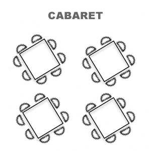 Cabaret Seating Arrangement