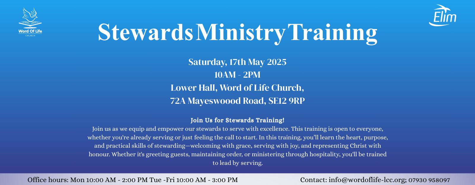 Stewards Training