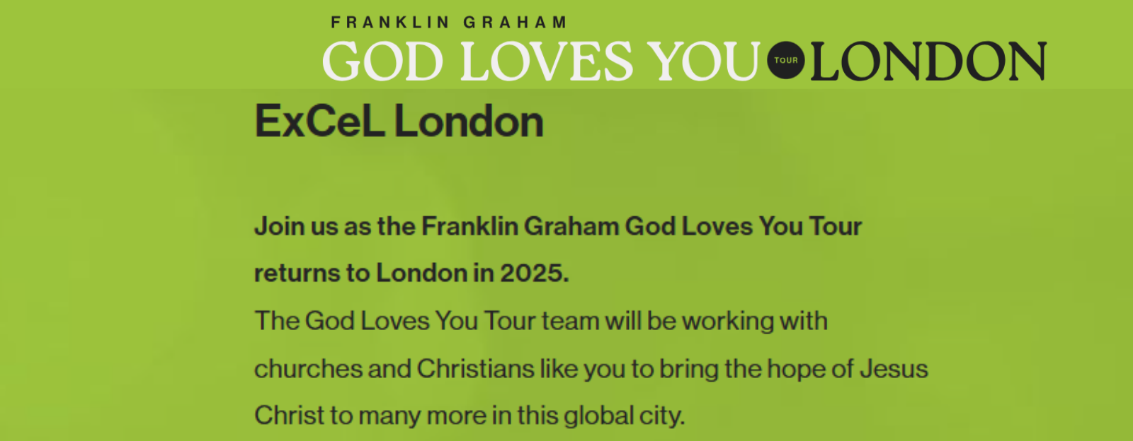 God Loves You Tour